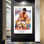 poster in pieno sole