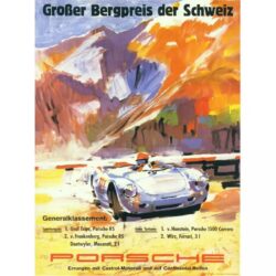 poster porsche vintage 1