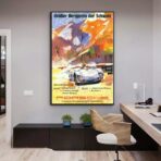 poster porsche vintage 1