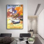 poster porsche vintage 1