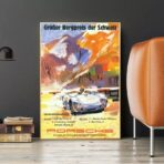 poster porsche vintage 1
