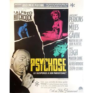 poster psicosi alfred hitchcock