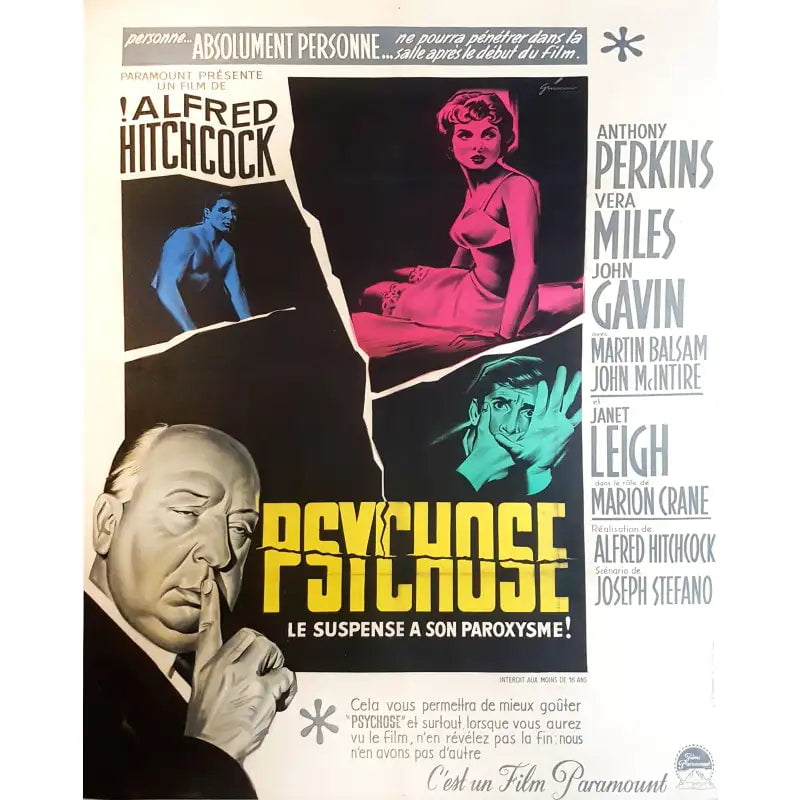 poster psicosi alfred hitchcock poster psicosi alfred hitchcock