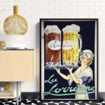 poster pubblicitario vintage di alcolici