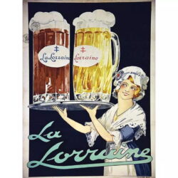 poster pubblicitario vintage di alcolici