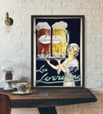 poster pubblicitario vintage di alcolici