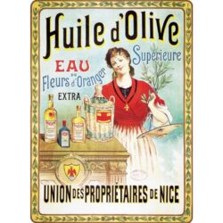 poster pubblicitario dellolio doliva