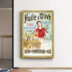 poster pubblicitario dellolio doliva