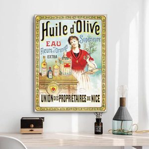 poster pubblicitario dellolio doliva