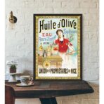 poster pubblicitario dellolio doliva