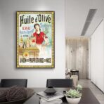 poster pubblicitario dellolio doliva