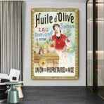 poster pubblicitario dellolio doliva