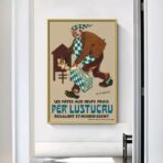 manifesto pubblicitario lustucru