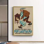 manifesto pubblicitario lustucru