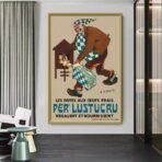 manifesto pubblicitario lustucru