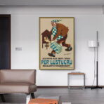 manifesto pubblicitario lustucru