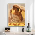 manifesto pubblicitario marocchino