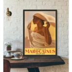 manifesto pubblicitario marocchino
