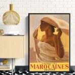 manifesto pubblicitario marocchino