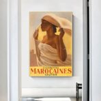 manifesto pubblicitario marocchino