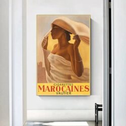 manifesto pubblicitario marocchino