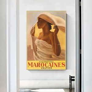 manifesto pubblicitario marocchino