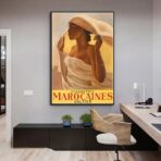 manifesto pubblicitario marocchino