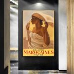manifesto pubblicitario marocchino