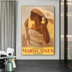 manifesto pubblicitario marocchino