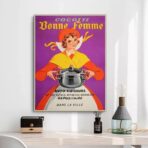 poster pubblicitario della cucina vintage