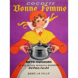 poster pubblicitario della cucina vintage