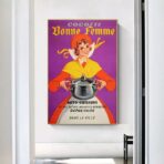 poster pubblicitario della cucina vintage