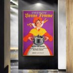 poster pubblicitario della cucina vintage