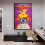 poster pubblicitario della cucina vintage