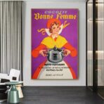poster pubblicitario della cucina vintage
