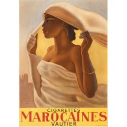 manifesto pubblicitario marocchino