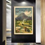 poster vintage puy de dome