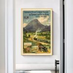 poster vintage puy de dome