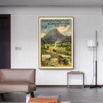 poster vintage puy de dome