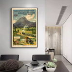 poster vintage puy de dome