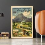 poster vintage puy de dome