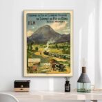 poster vintage puy de dome