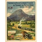 poster vintage puy de dome