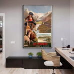 poster vintage dei pirenei 1