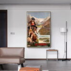 poster vintage dei pirenei 1