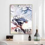 poster renault 4cv 2