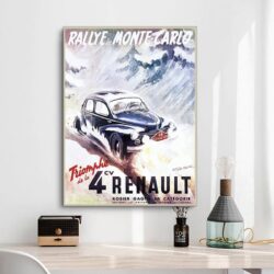 poster renault 4cv 2