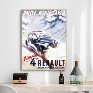 poster renault 4cv 2