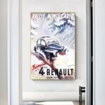 poster renault 4cv 2