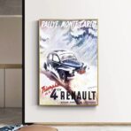 poster renault 4cv 2